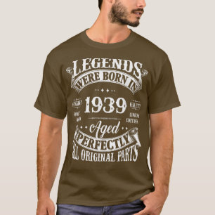 T-shirt 83e Anniversaire Les Légendes Vintages Nées En 193