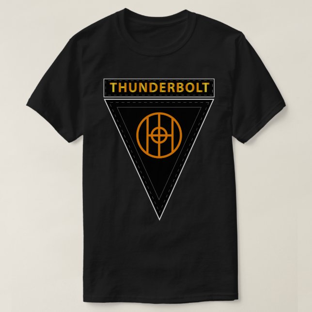 T-shirt 83e division d'infanterie avec onglet THUNDERBOLT  (Design devant)