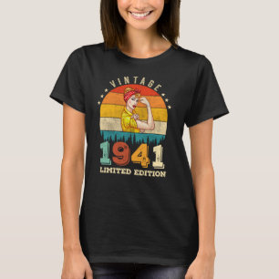 T-shirt 84 ans Anniversaire 1941 Vintage 84e anniversaire 