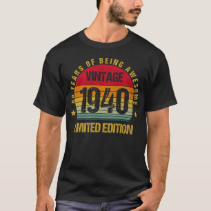 T-shirt 85 Ans 88-5 1940 85e Anniversaire Drôle