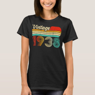 T-shirt 85 ans Anniversaire Vintage 1938 85e anniversaire