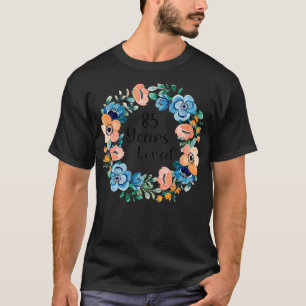 T-shirt 85 Ans Maman aimée Grand-mère 85 Ans 85e Naissance