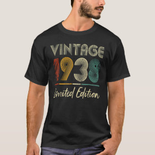 T-shirt 85 ans Vintage 1938 85e anniversaire 2