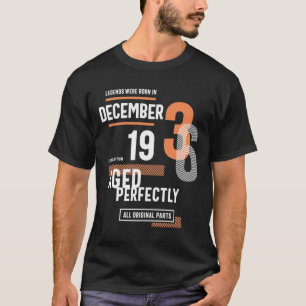 T-shirt 85ème Anniversaire Légendes Sont Nées En Décembre