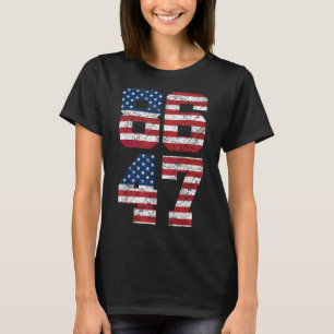 T-shirt 8647 Anti Trump 86 47 Retro Anti-Trump Drapeau Amé