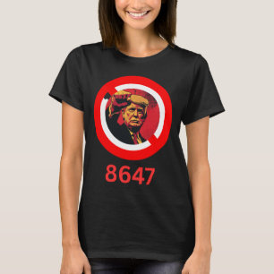 T-shirt 8647 Anti Trump 86 47 Rétro Impeach 47 Anti-trump