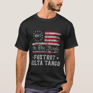 T-shirt 8647 Anti Trump Foxtrots Deltas Tangos Impeach 47