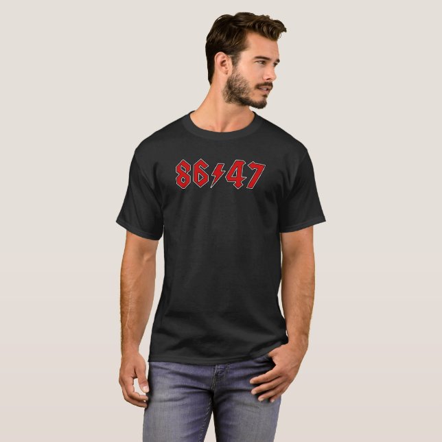 T-shirt 8647 Impeachment de Trump (Devant entier)