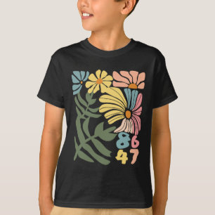 T-shirt 8647 Résister Subtil Floral Foxtrot Delta Tango Pr