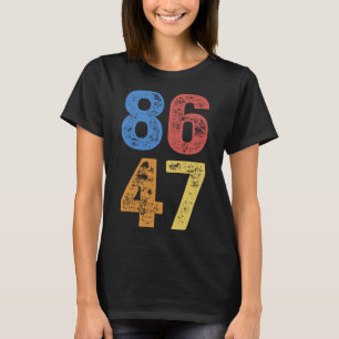 T-shirt 8647 Subtile Résistance Anti Trump de Protestation