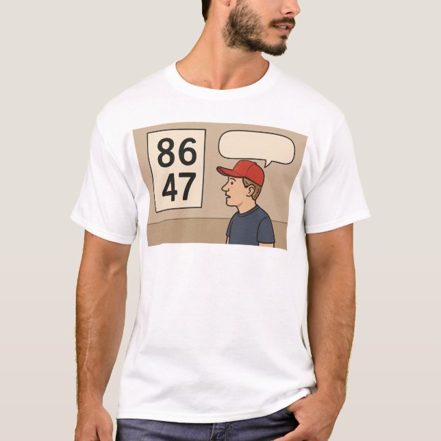 T-shirt 8647 Trump. Express tes sentiments t-shirt. (Devant)
