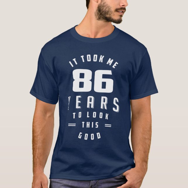 T-shirt 86 Ans Amusant 86e Anniversaire (Devant)