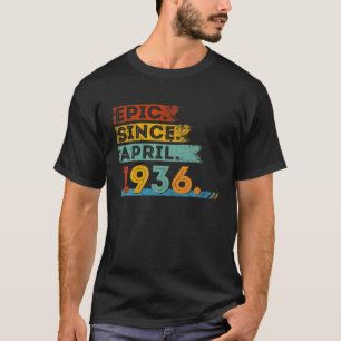 T-shirt 86E Anniversaire De L'Épopée De 86 Ans Depuis Avri