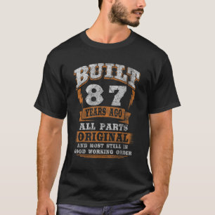 T-shirt 87 Anniversaire Dit 87ème Anniversaire