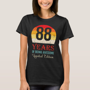 T-shirt 88 Ans D'Être Impressionnant 88e Anniversaire