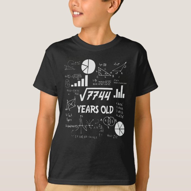 T-shirt 88 Ans Enseignant en mathématiques Anniversaires 8 (Devant)