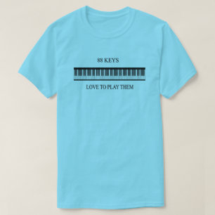 T-shirt 88-keys Love To Play Them —