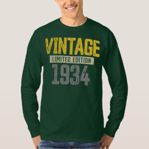 T-shirt 88e anniversaire s Hommes Femmes Vintage 1934 88e