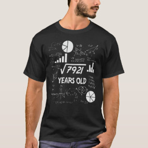 T-shirt 89 Ans Enseignant en mathématiques Anniversaires 8