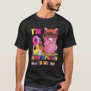 T-shirt 8 Ancienne fille Princesse Little Red Panda 8e Bir
