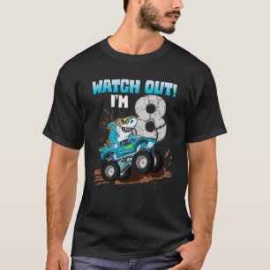 T-shirt 8 Ans 8 Ans Shark Boy Girl Monster Tr