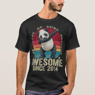 T-shirt 8 ans Dabbing Panda 8e anniversaire Enfants Unicor
