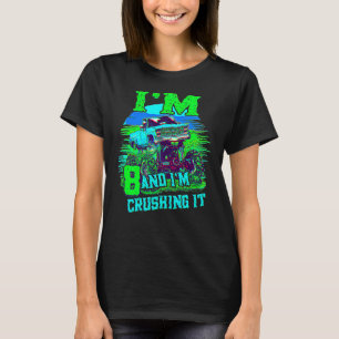 T-shirt 8 ans Grossissement Il Monster Truck 8e anniversai