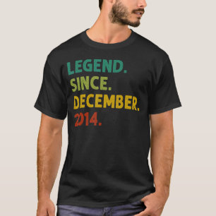 T-shirt 8 Ans Légende depuis décembre 2014 8e anniversaire