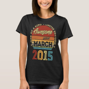 T-shirt 8 Ans Mars 2015 8e Anniversaire