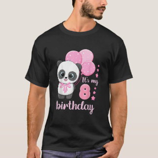 T-shirt 8 Ballons Panda K C'est Mon 8E