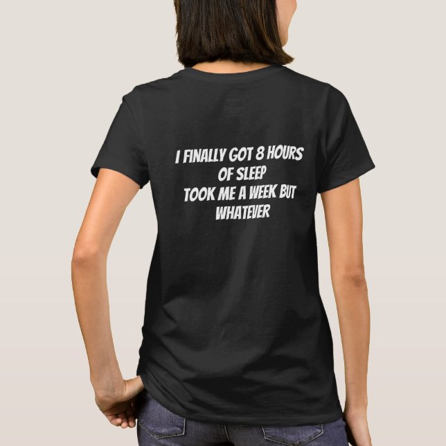 T-shirt 8 heures  (Dos)