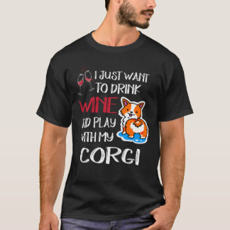 T-shirt 8 Je veux juste boire du vin