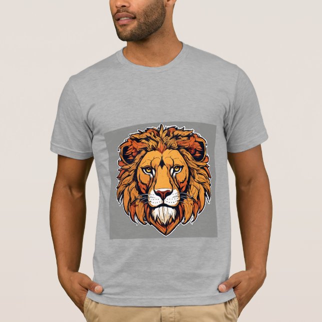 T-shirt 8 K lion Sticker Edition (Devant)