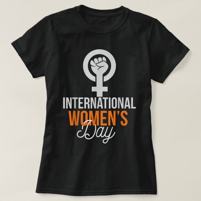 T-shirt 8 mars Journée internationale de la femme 2022 IWD (Design devant)