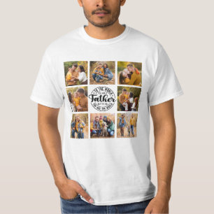 T-shirt 8 Photo Collage Toutes les occasions Le meilleur p