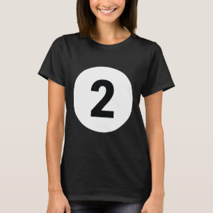T-shirt 8 Pool Ball 2 Billiards Costume Halloween Groupe M