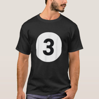 T-shirt 8 Pool Ball 3 Billiards Costume Halloween Groupe M
