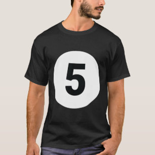 T-shirt 8 Pool Ball 5 Billiards Costume Halloween Groupe M