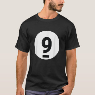 T-shirt 8 Pool Ball 9 Billiards Costume Halloween Groupe M