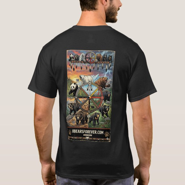 T-shirt 8bearsforever.com (Dos)