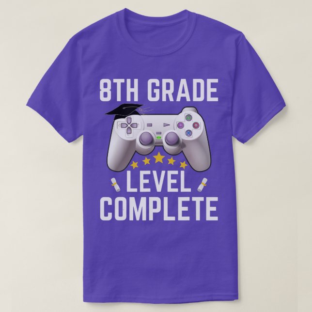 T-shirt 8e Année Classe Complète De 2022 (Design devant)