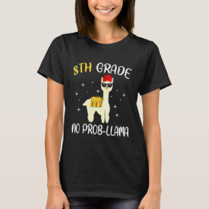 T-shirt 8e année Pas De Prob Llama Retourner À L'École