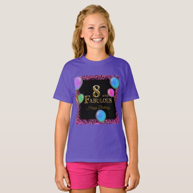 T-shirt 8e anniversaire  (Devant entier)