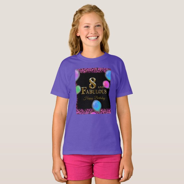 T-shirt 8e anniversaire  (Devant entier)