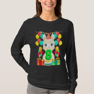 T-shirt 8e anniversaire 8 ans Anniversaire présente mignon