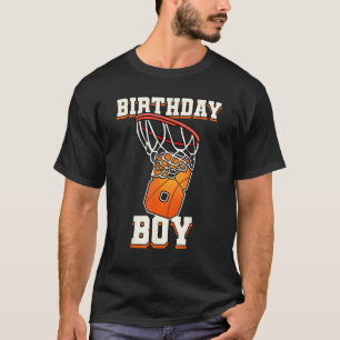 T-shirt 8e anniversaire de basket-ball garçon - huit ans