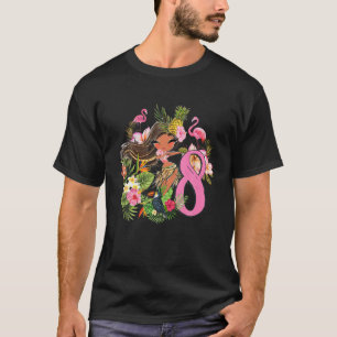 T-shirt 8E Anniversaire Tiki Party Summer Hula Hawaiian Lu