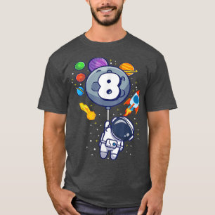 T-shirt 8e jour d'astronaute 8e jour d'anniversaire