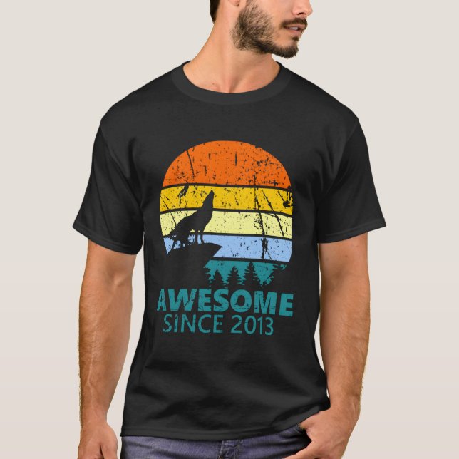 T-shirt 8E Loup 8 (Devant)
