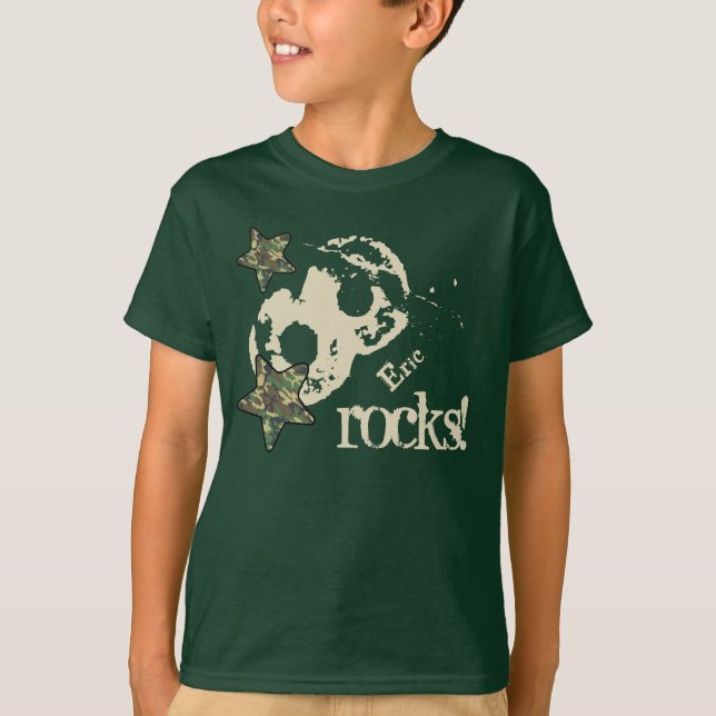 T-shirt 8ème Cadeau d'anniversaire pour 8 le nom fait sur (Devant)